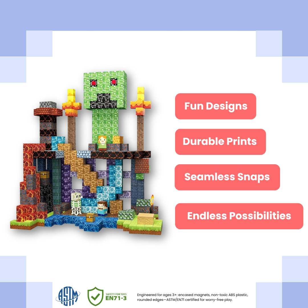 Cute Cubes - Construction (100pcs)