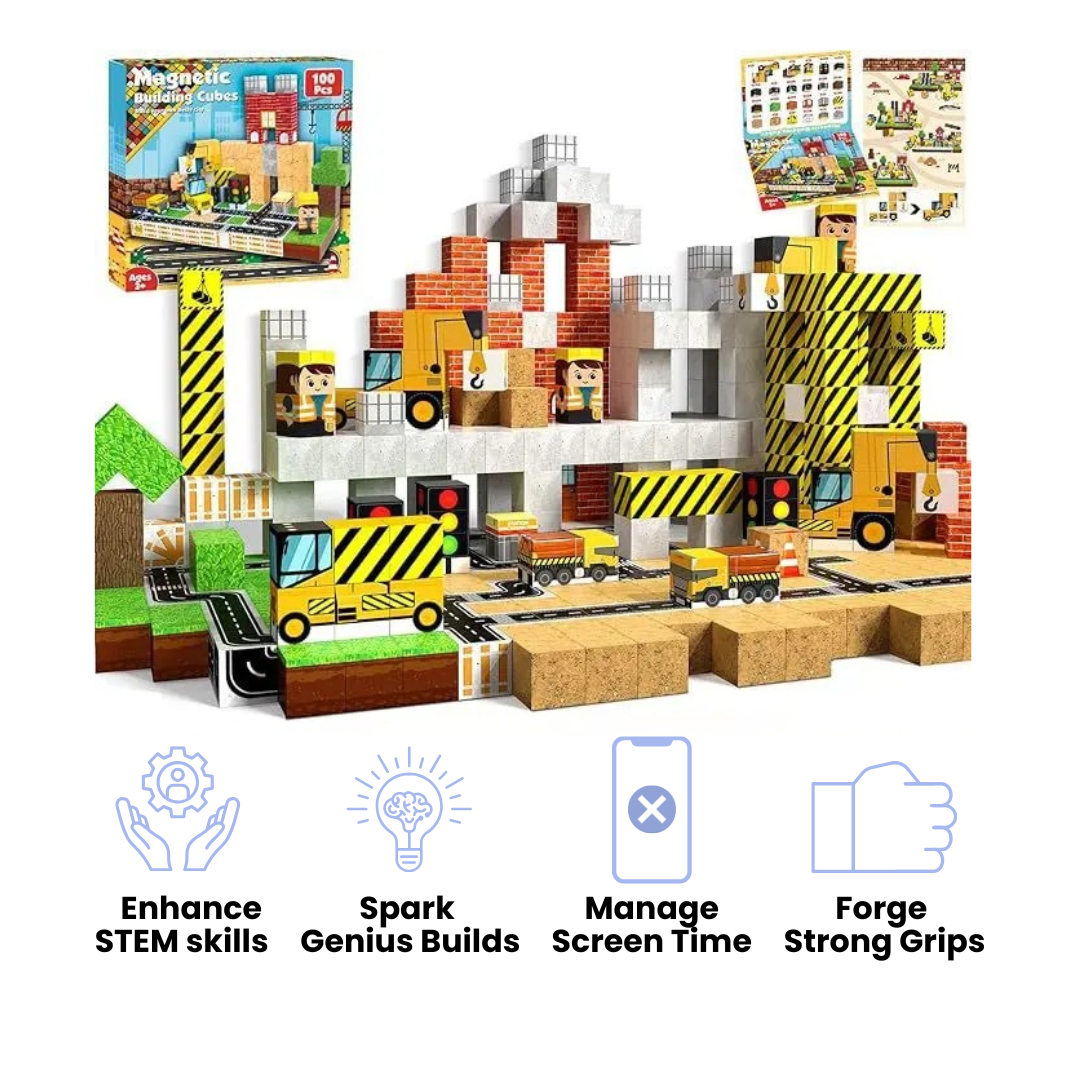 Cute Cubes - Construction (100pcs)